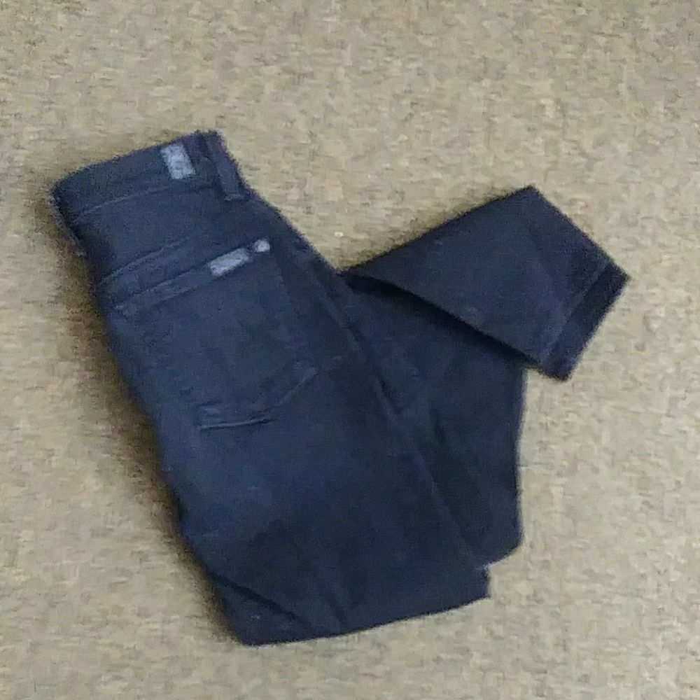 7 for all mankind distressed skinny jeans sz25 - Picture 6 of 6